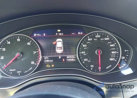 2016 Audi A6 2.0T Premium Plus из США, поврежденный, VIN WAUGFAFC7GN107190